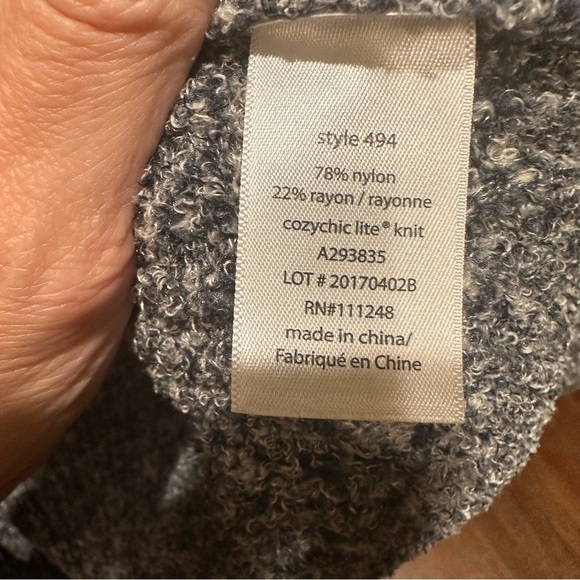 Barefoot Dreams Cardigan Womens Size Small Blue Gray Montecito CozyChic Lite‎ - Picture 5 of 5